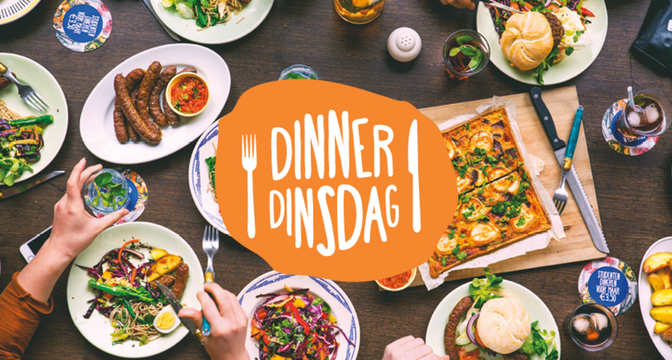 Win DinnerDinsdag munten en ga uit eten voor maar 3,50 euro!