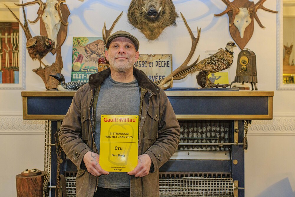 CRU uit Den Haag bekroond tot ‘Bistronoom van het Jaar’ bij Gault&Millau Awards