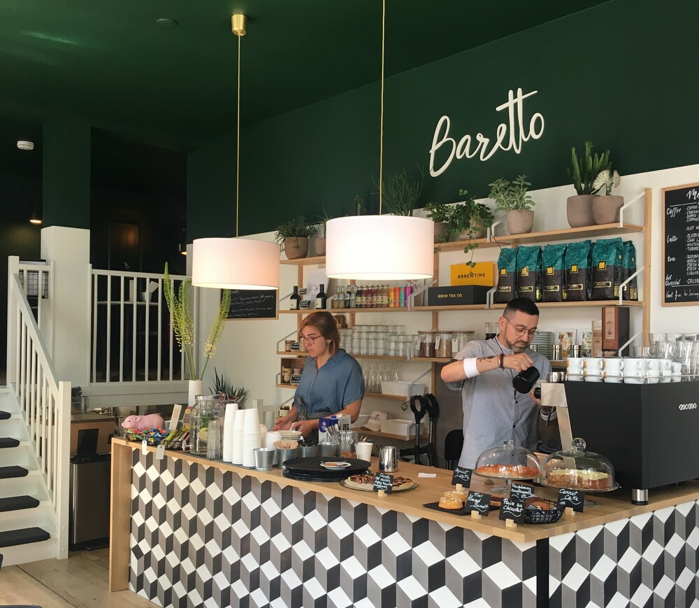 Baretto: traditioneel Italiaanse gerechten en espresso aan de bar