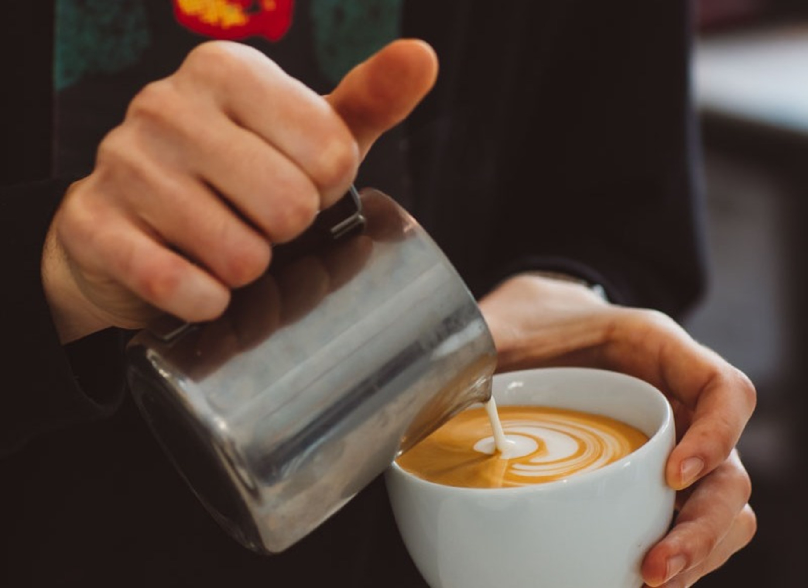 Man Met Bril Koffie