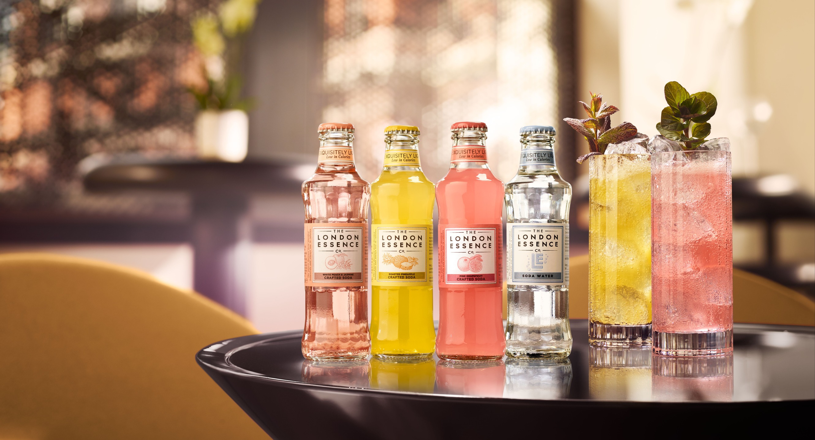 Proeven van de verfijnde mixers van London Essence