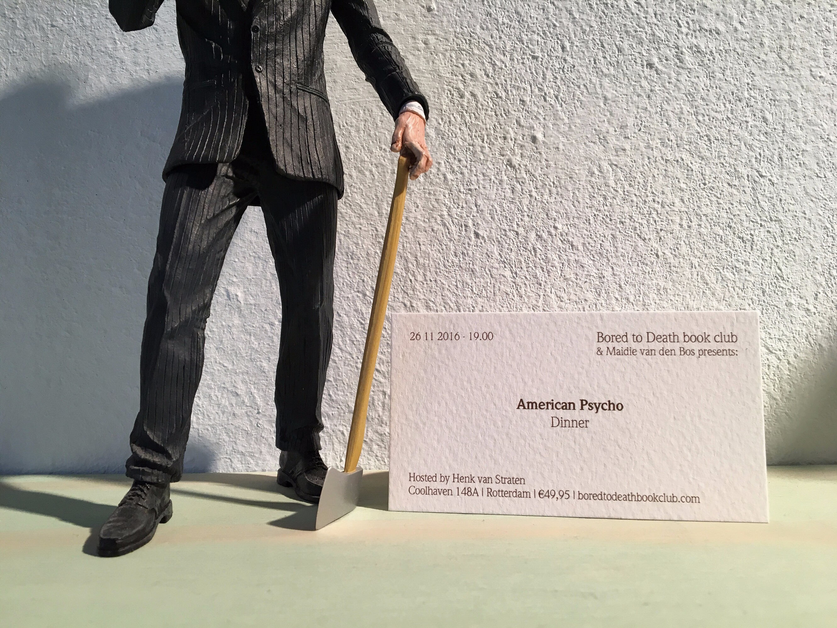 Dineren met Patrick Bateman: don’t just stare at it, eat it!
