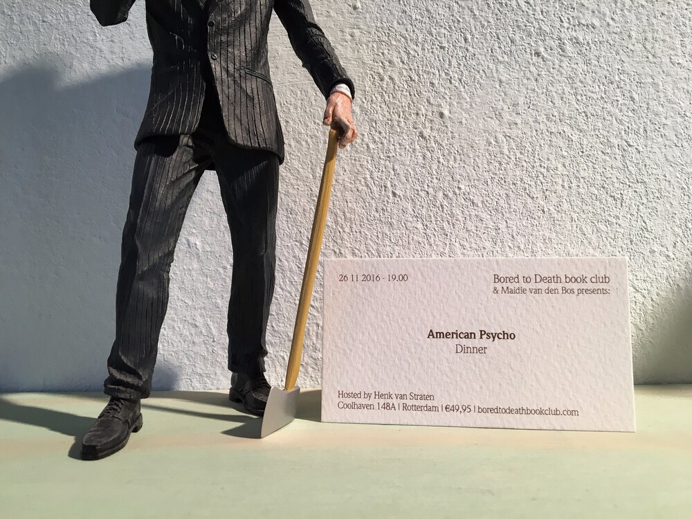 Dineren met Patrick Bateman: don’t just stare at it, eat it!