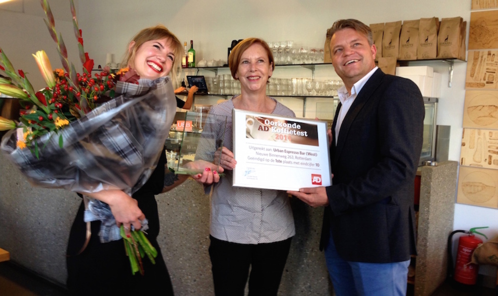 Voor de beste koffie naar de Urban Espressobar West