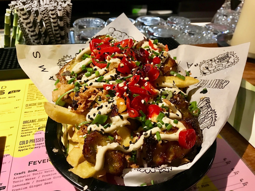 Het gevoel van verantwoord snacken bij de Vegan Junk Food Bar