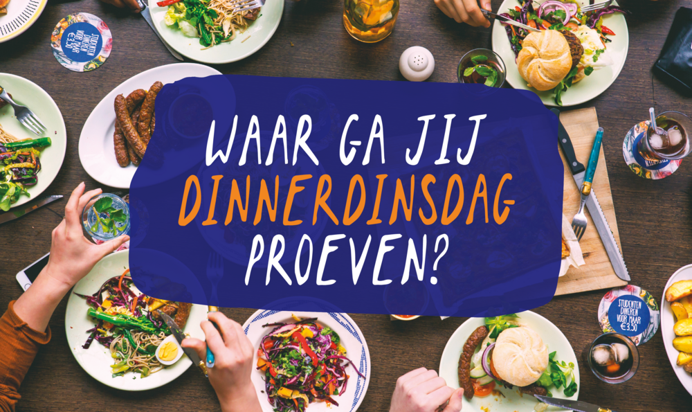 DinnerDinsdag: uit eten voor maar €3,50