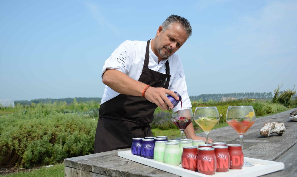 Sapjes van zeewater van sterrenchef Edwin Vinke