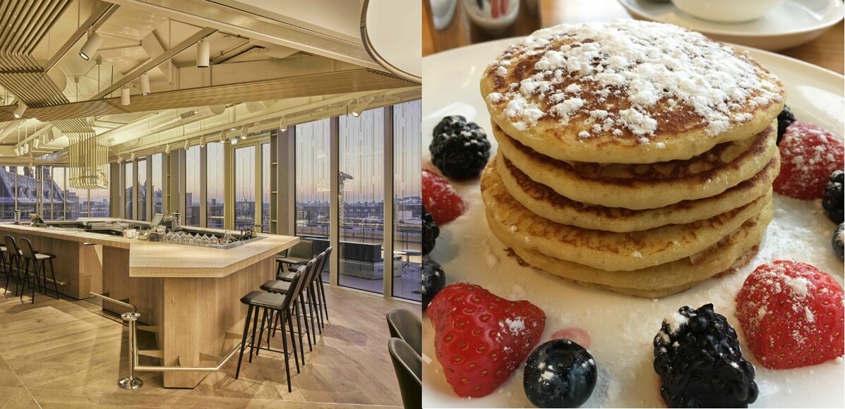 MR PORTER's ontbijtbuffet op grote hoogte zorgt voor vakantiegevoel