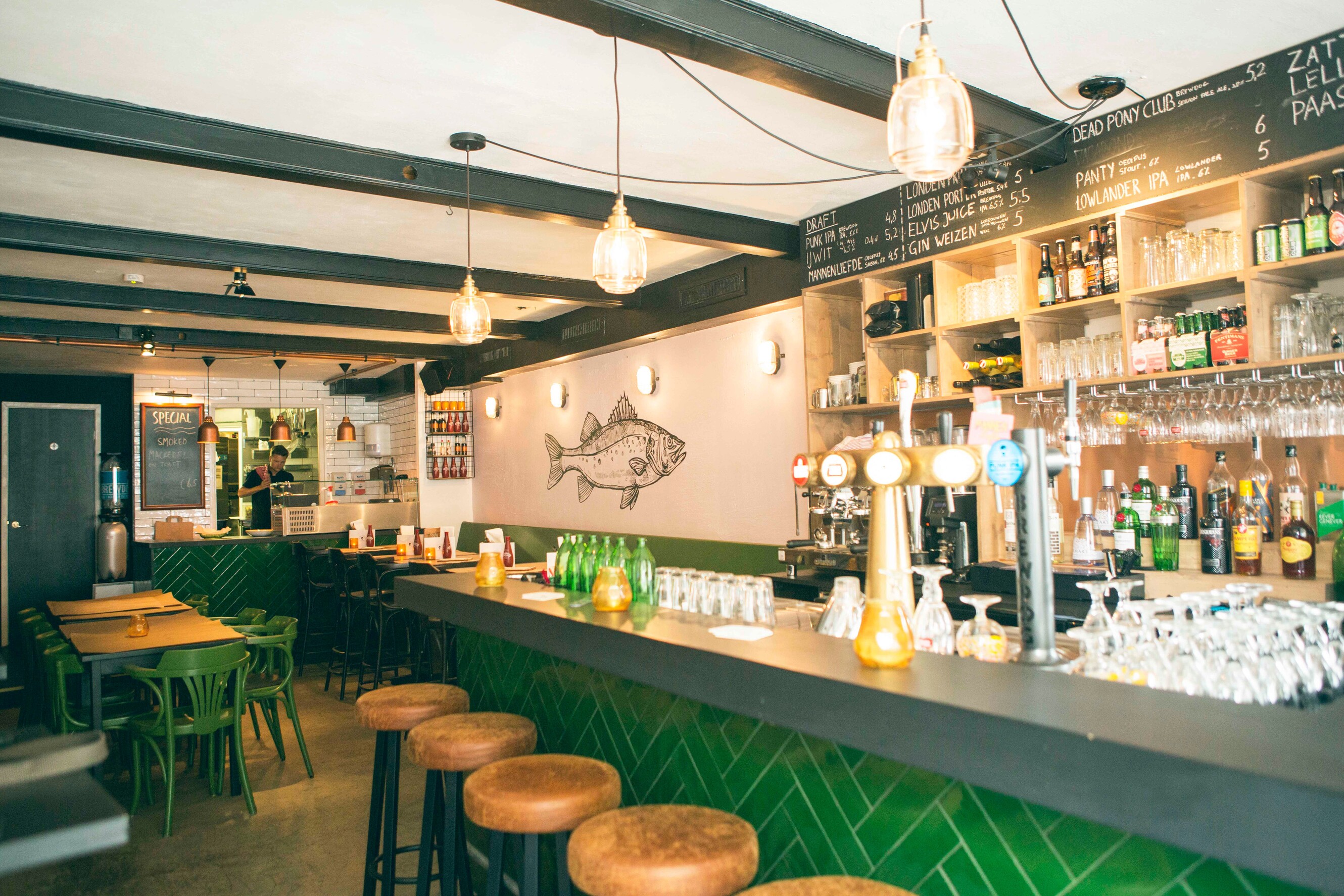 Gefrituurde vis in de hoofdrol bij The Good Companion in de Jordaan