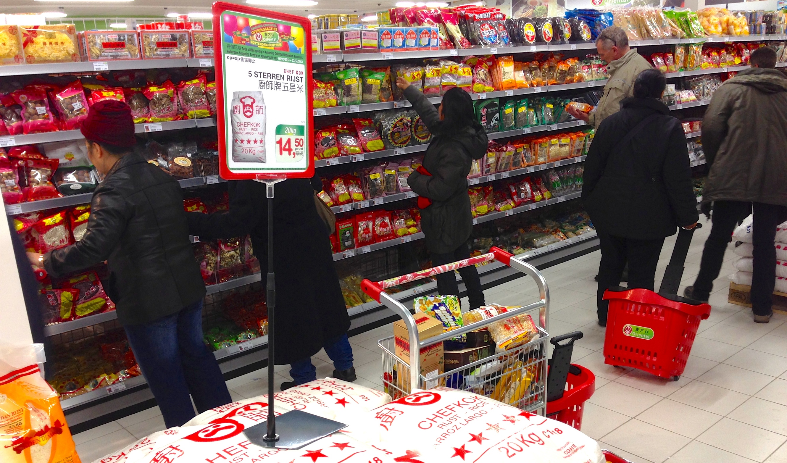Hoelang is een Chinees en Watt is een supermarkt