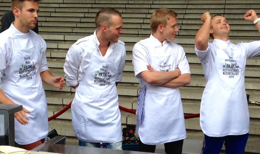 Frank van Rijsbergen wint ronde 1 R'dams Kooktalent