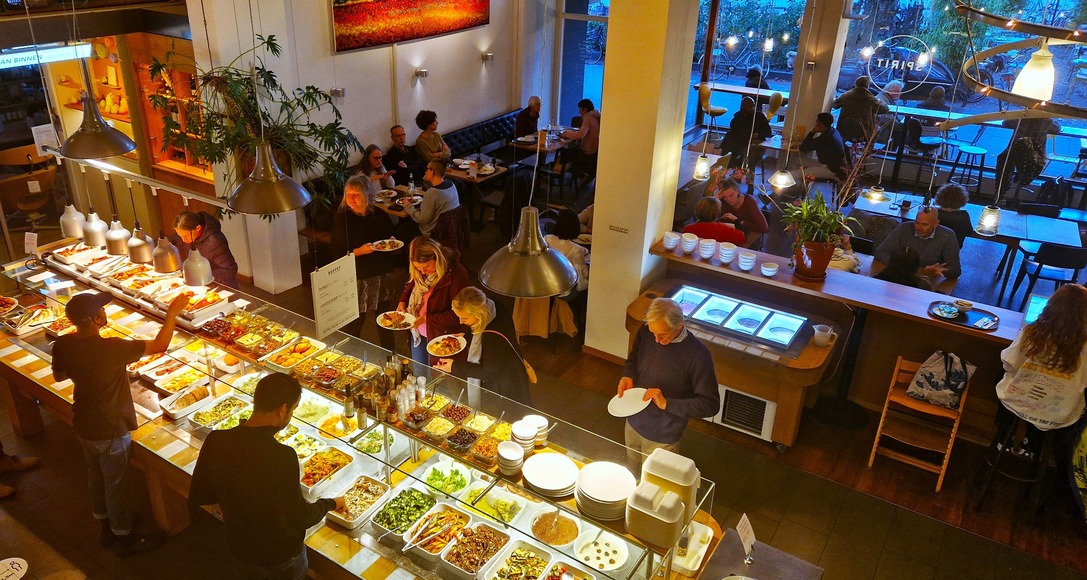 De hele dag door 100% biologisch en vegetarisch bij Spirit