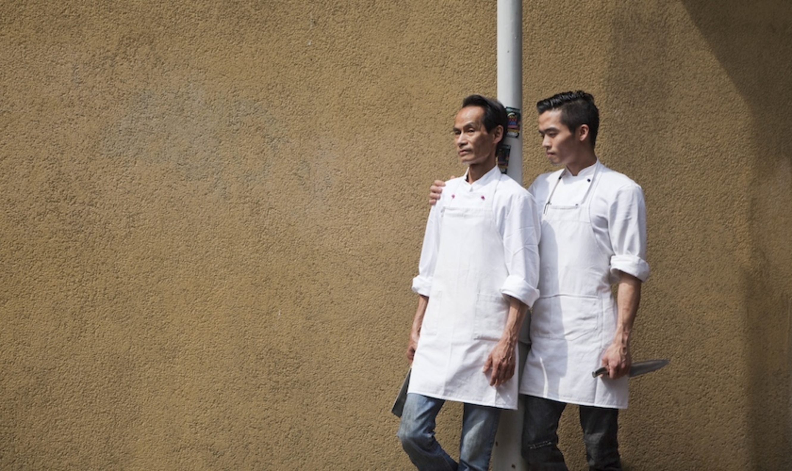 Chef Popo, streng voor zichzelf en voor zoon Kevin