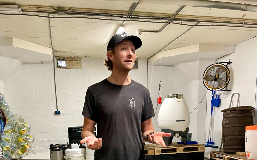 Smaakmaker Dusty Bain maakt met zijn kombucha iedere dag een beetje beter