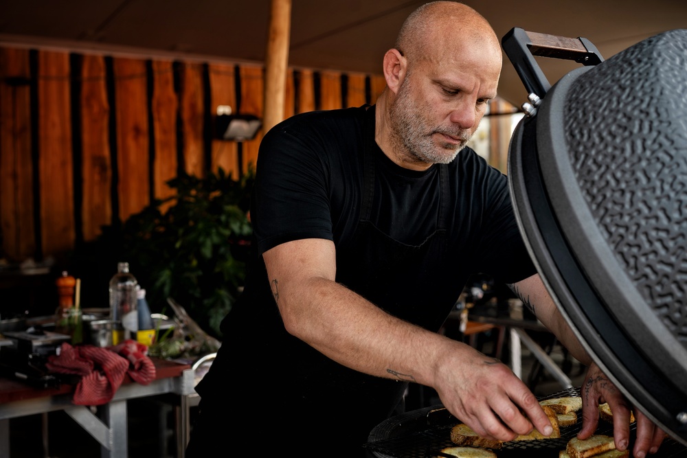 Pop-up: Vlees van CRU op het strand