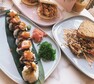 Bao bun en sushi Ohana.JPG