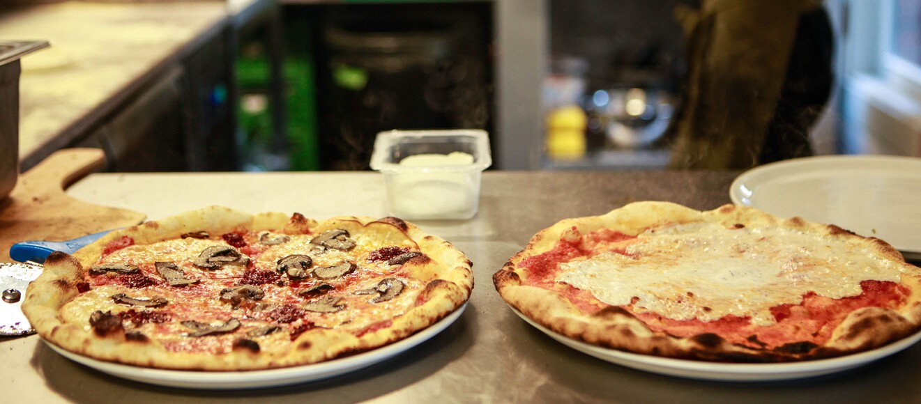 Net geopend: Pizza Pizza voor tijdens het stappen in het Westerpark