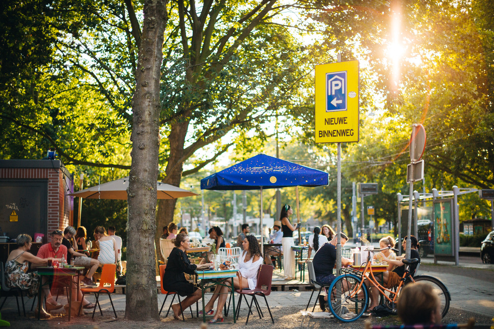 5x vega(n) borrelen op het terras