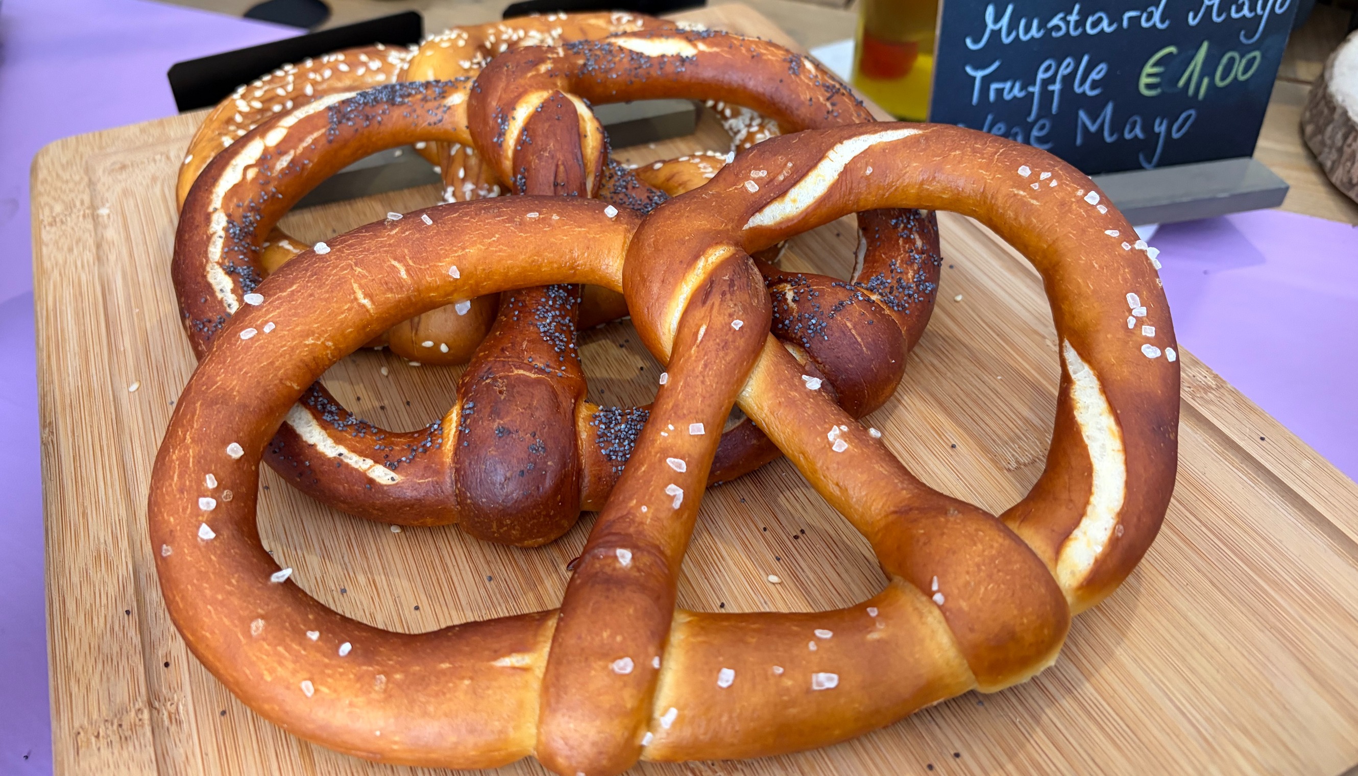Warme Pretzel