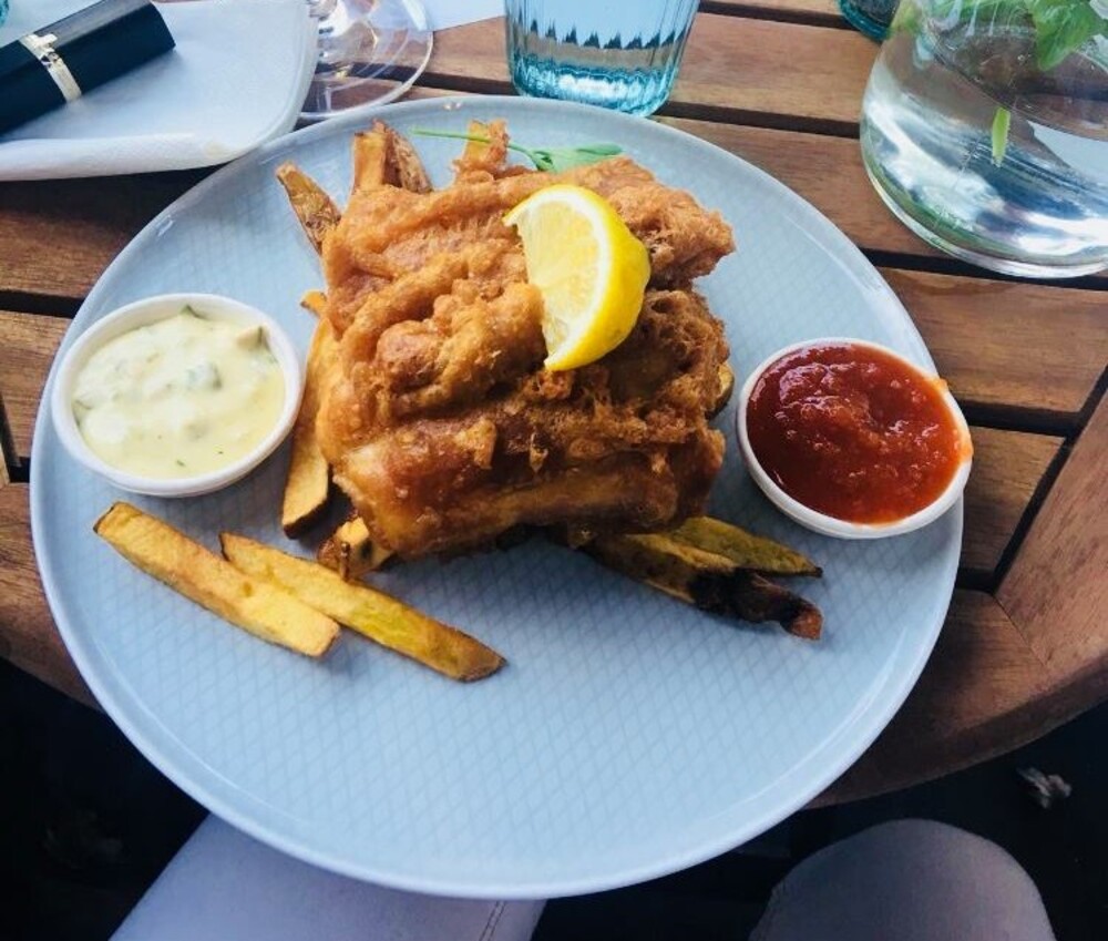 Klassieke fish and chips bij Fish in the City