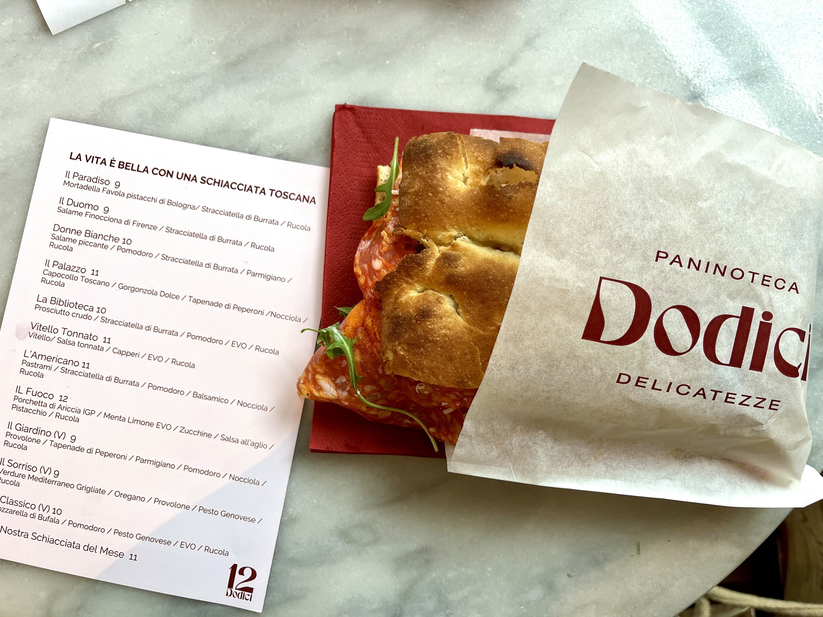 Naar Dodici voor het knapperige neefje van focaccia