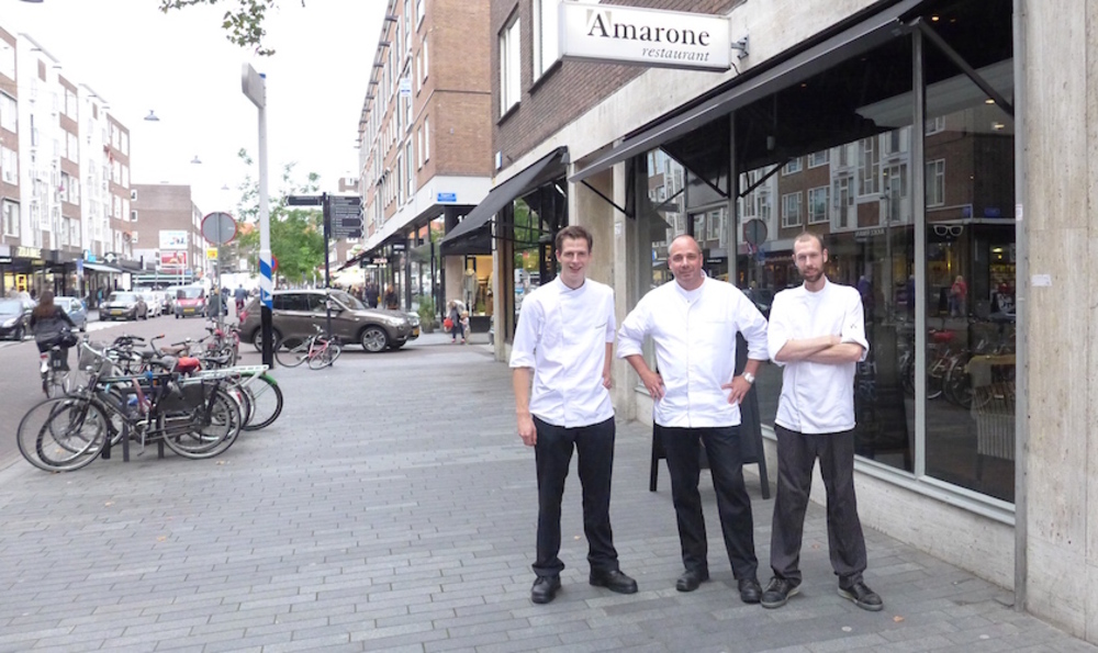 Puur sec' op het bord bij Gert Blom, geen bloemenzee