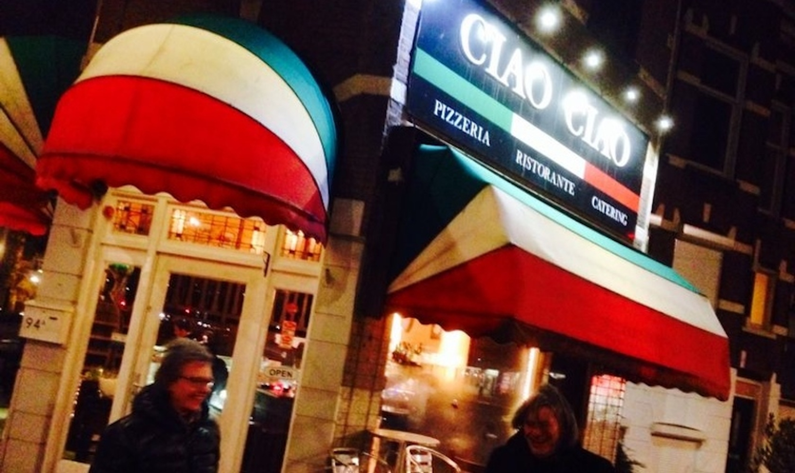 Volgende keer gaan we tutta la via bij Ciao Ciao