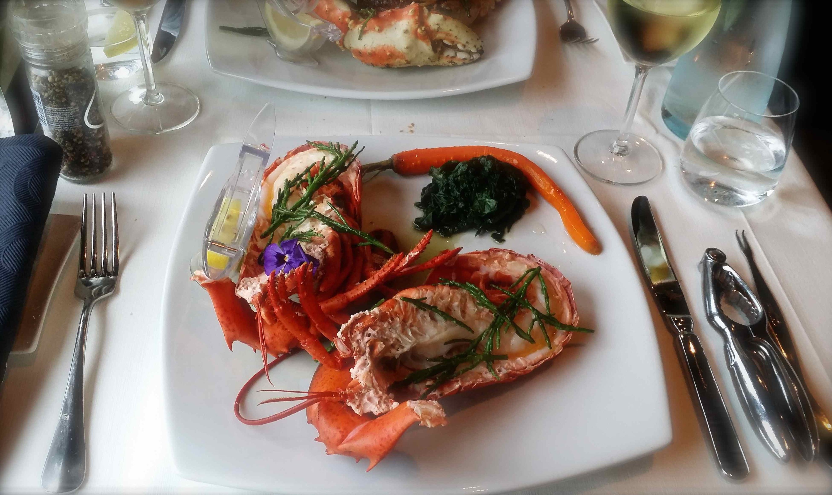 De zee is heel dichtbij in Vis aan de Maas