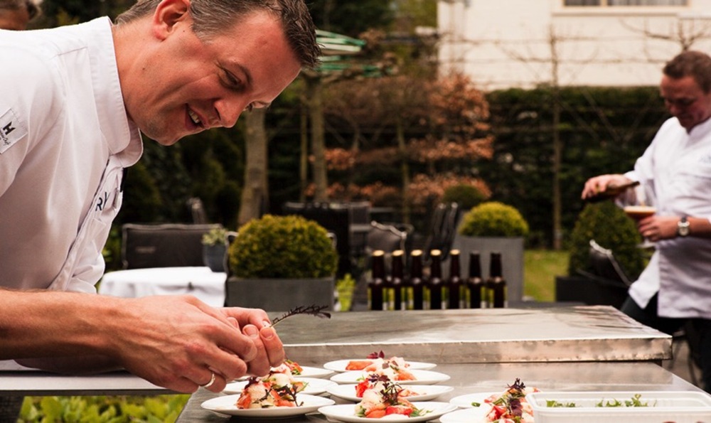 Like a walk in The Park, dineren in de binnentuin