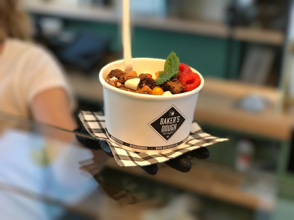 Baker's Dough de eerste koekjesdeegbar van Nederland is open in Rotterdam