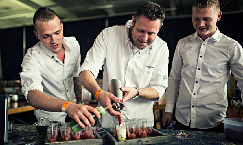 1Rauwkost HMB Rolph Henssens en souschefs