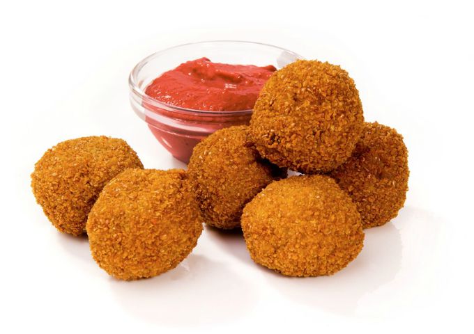 1 Rotterdamsche bitterballen en krotenmosterd
