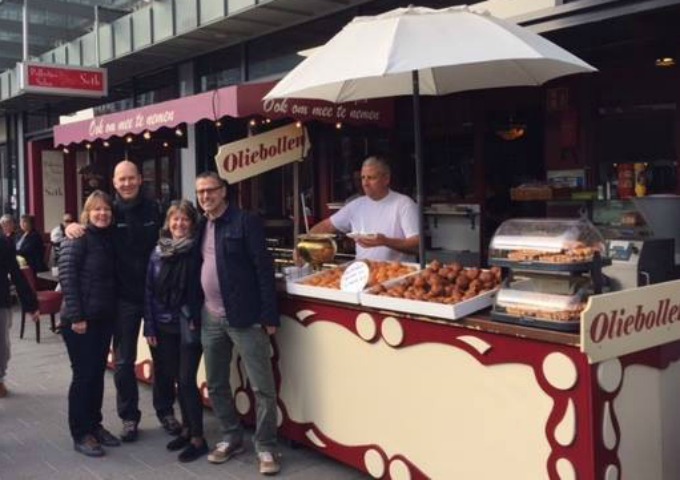 Hollandse poffertjes op de bike and bite tour