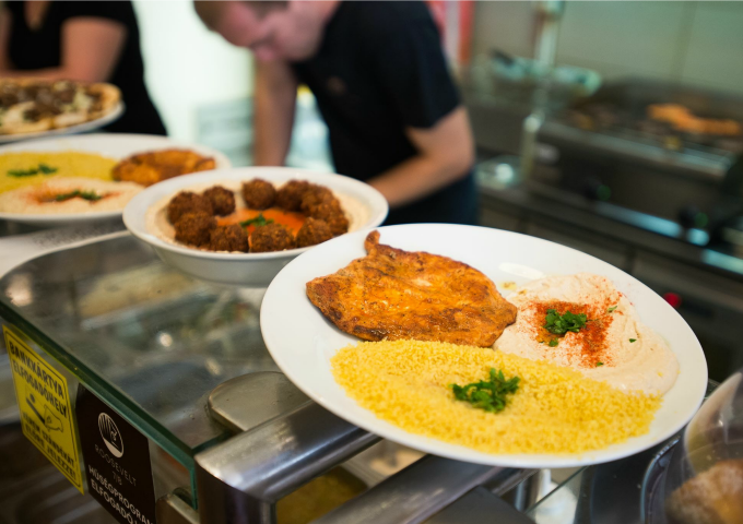 Hummus Bar hummus vlees