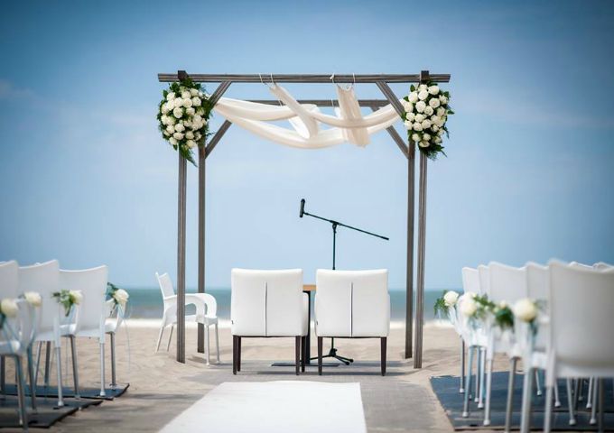 Prieel strand bij strandclub Zwoel