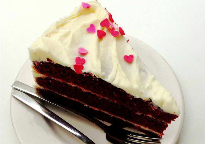 The Tea Lab Rotterdam punt red velvet cake