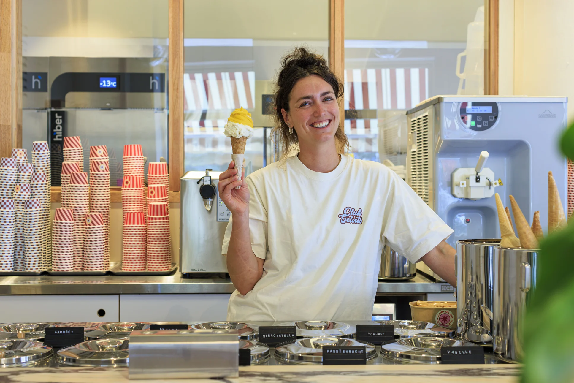 Bij Club Gelato hebben de smaken een verhaal: ‘Met ijs kun je eindeloos creëren’