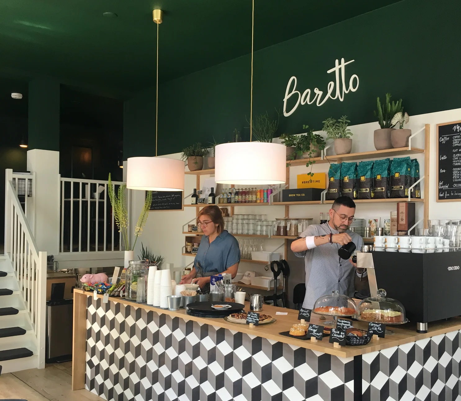 Baretto: traditioneel Italiaanse gerechten en espresso aan de bar