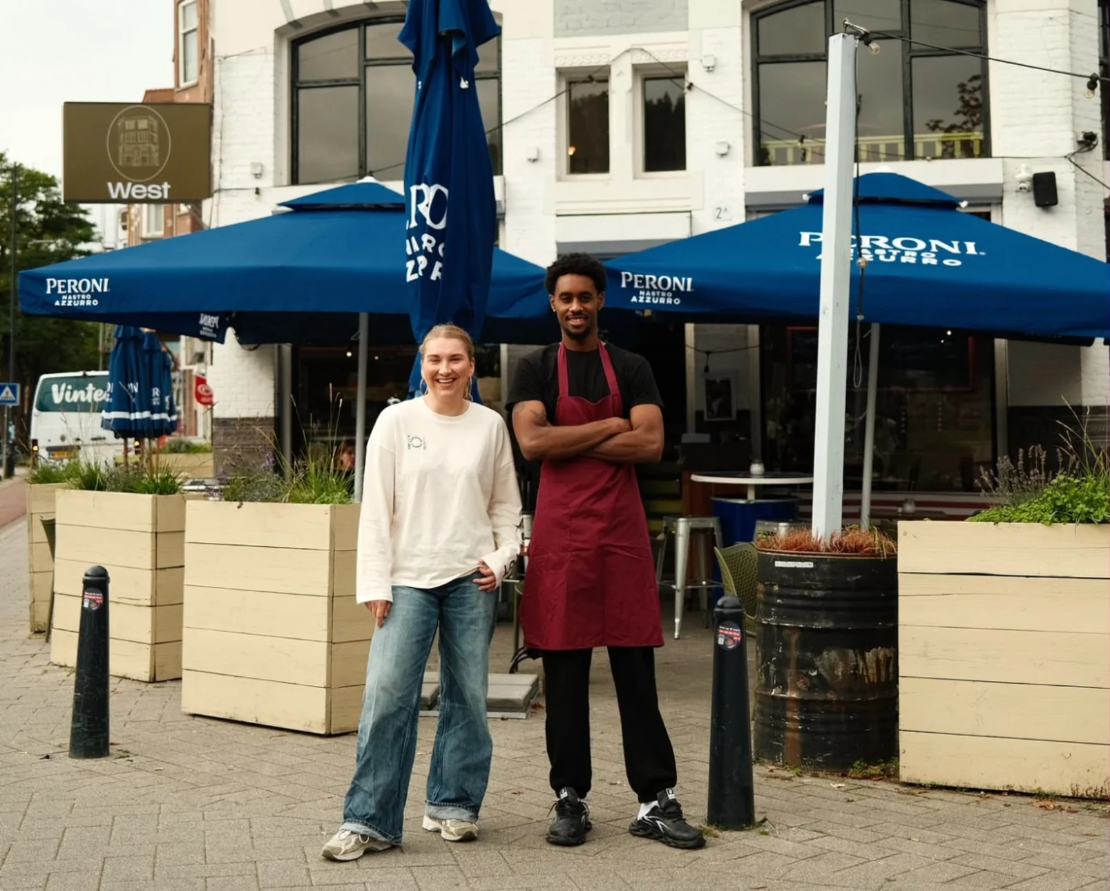 Droom krijgt een adres: Nina en Khadim openen buurtrestaurant West