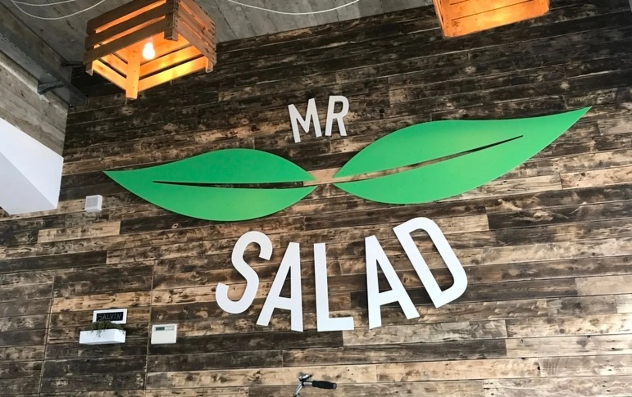 Gezonde fastfood en bijna te veel om te kiezen bij Mr. Salad