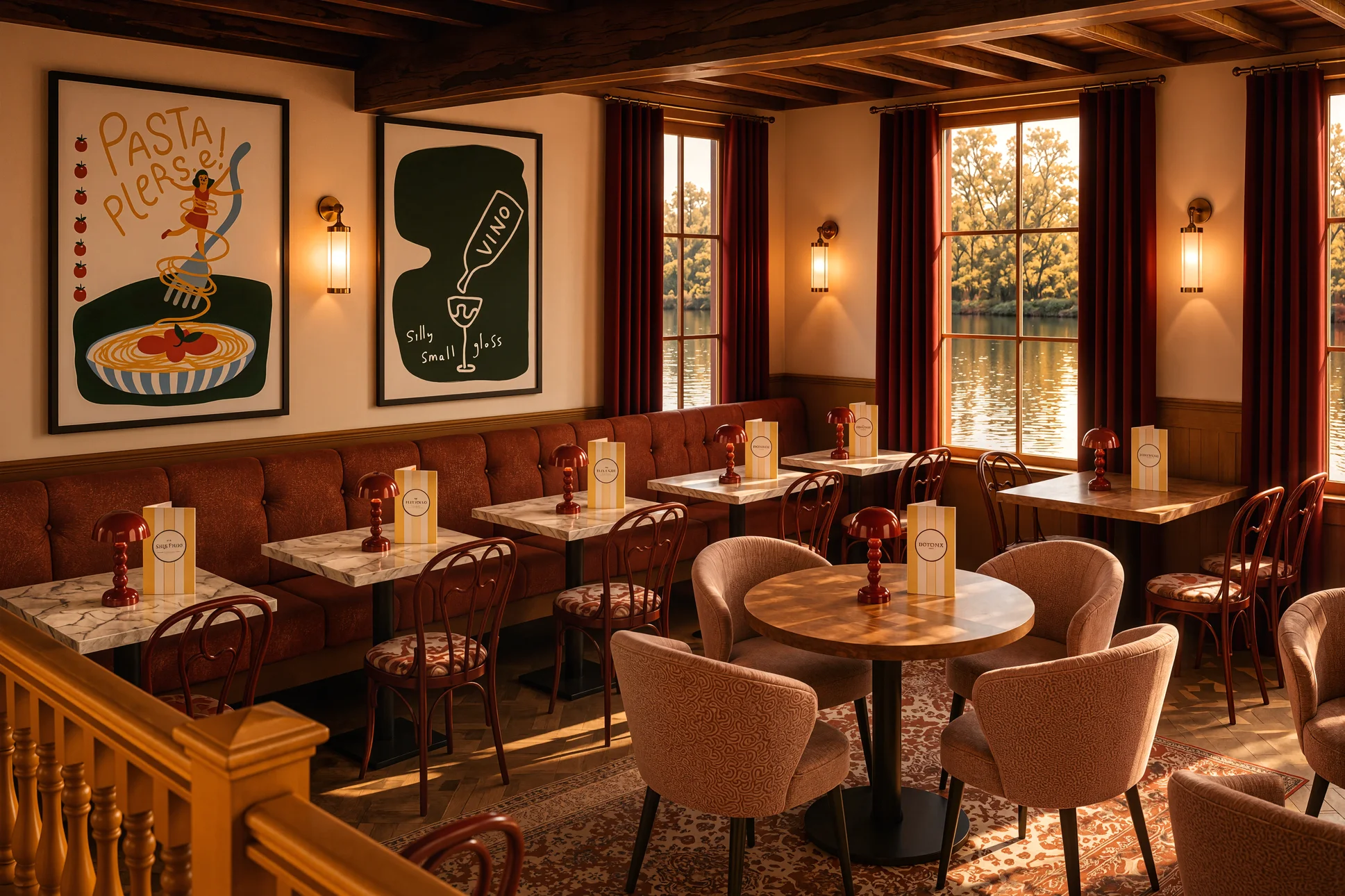 Transformatie van bistro aan de Vecht in Bij Belle | Trattoria della Contessa