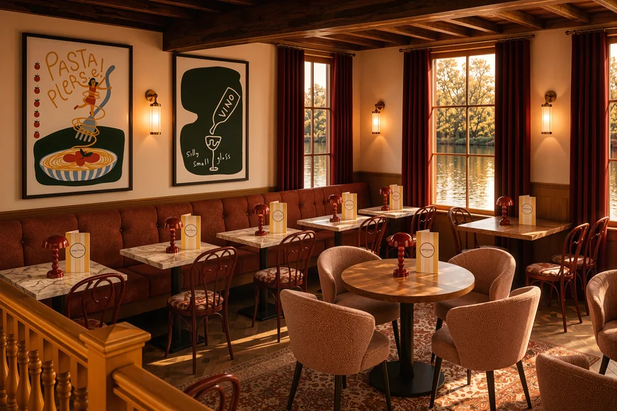 Transformatie van bistro aan de Vecht in Bij Belle | Trattoria della Contessa