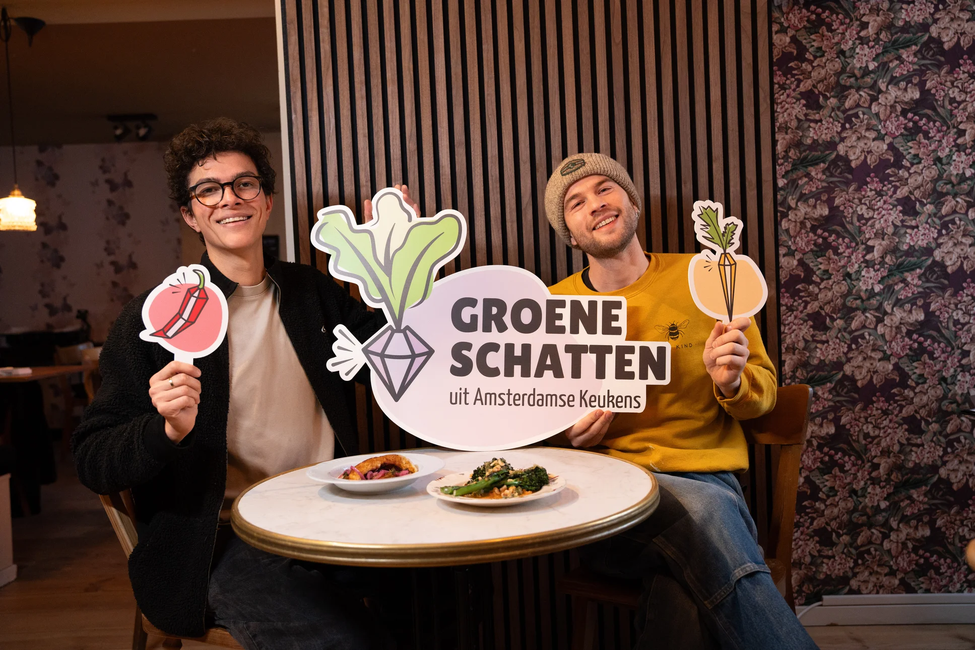 Groene schatten op de kaart bij Bar Bouche