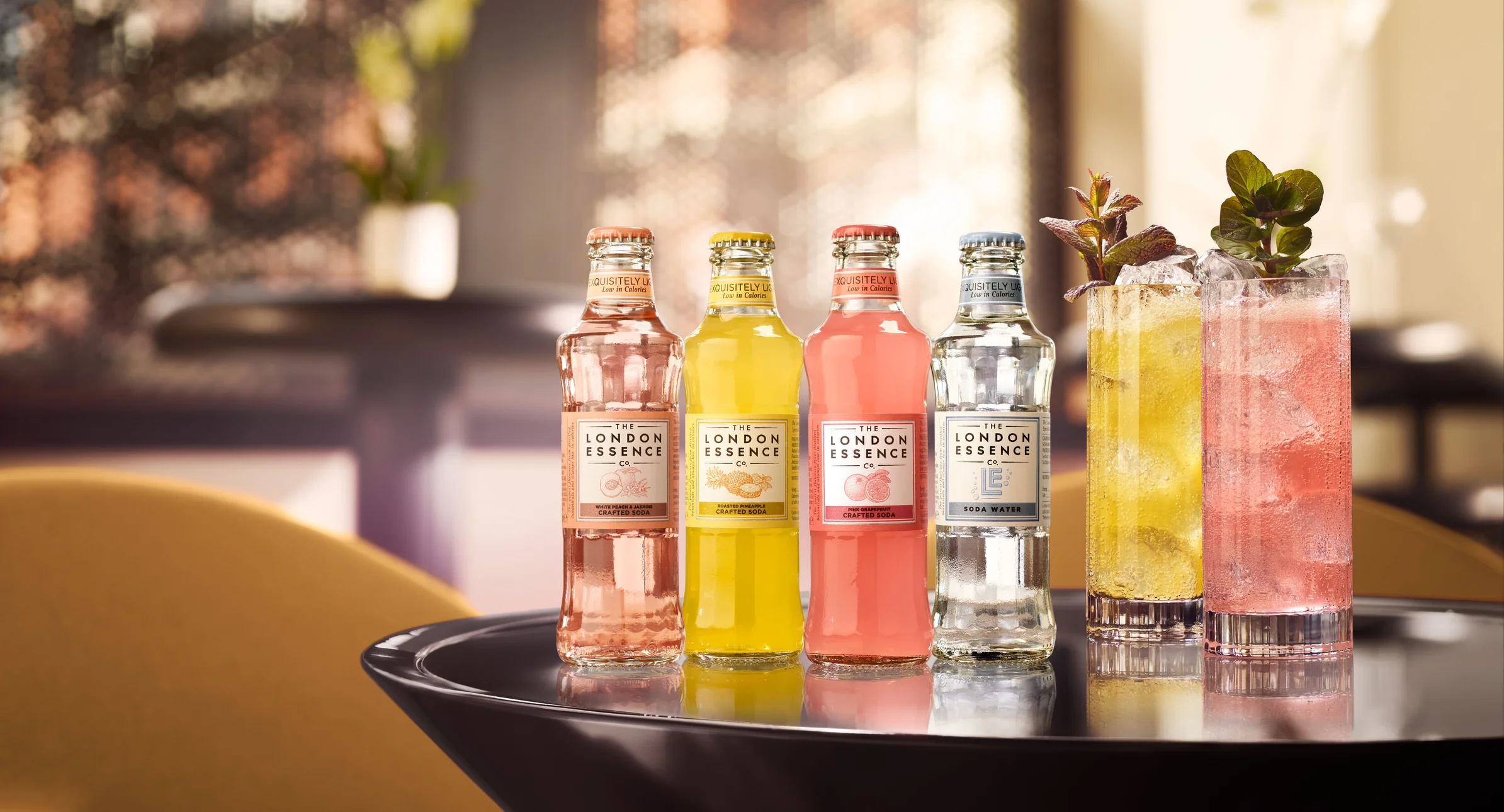 Proeven van de verfijnde mixers van London Essence