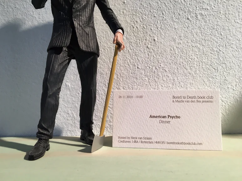 Dineren met Patrick Bateman: don’t just stare at it, eat it!