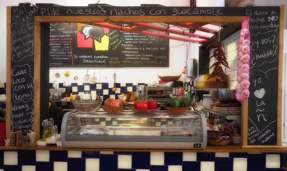 Lessen in de Spaanse amor in Café Cultura