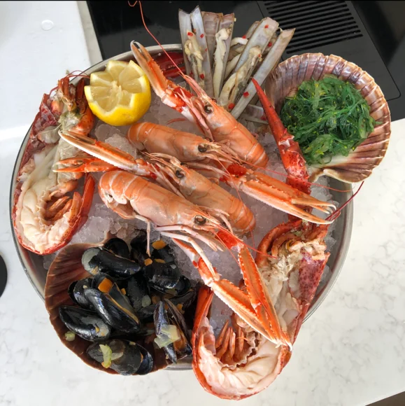 Fruits de mer aan huis met restaurant JAQ