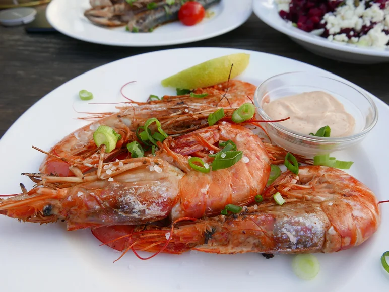A La Plancha: visje, biertje, uitzicht