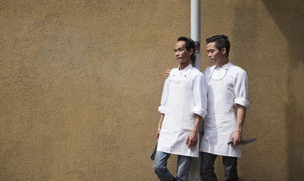 Chef Popo, streng voor zichzelf en voor zoon Kevin