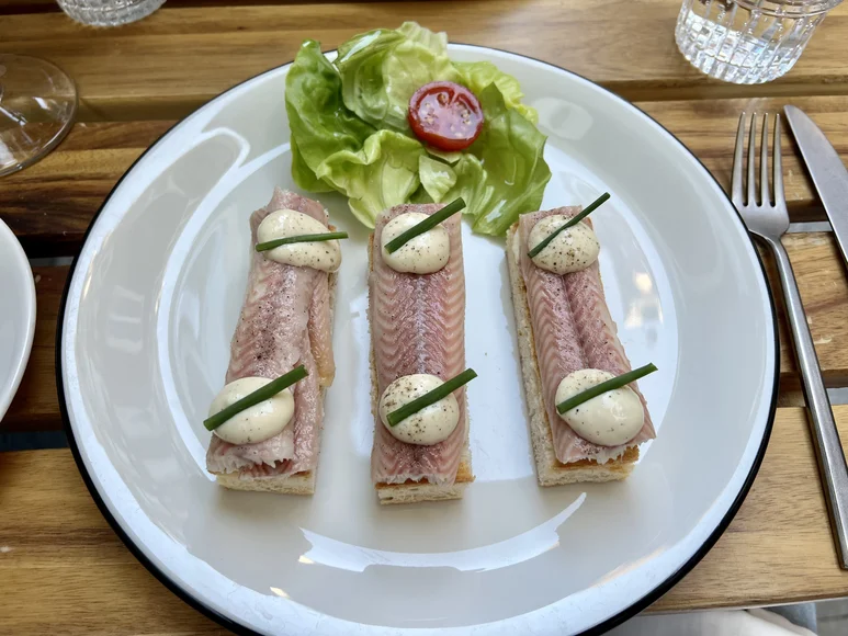 Goede vis bij de vleet bij Harpoon